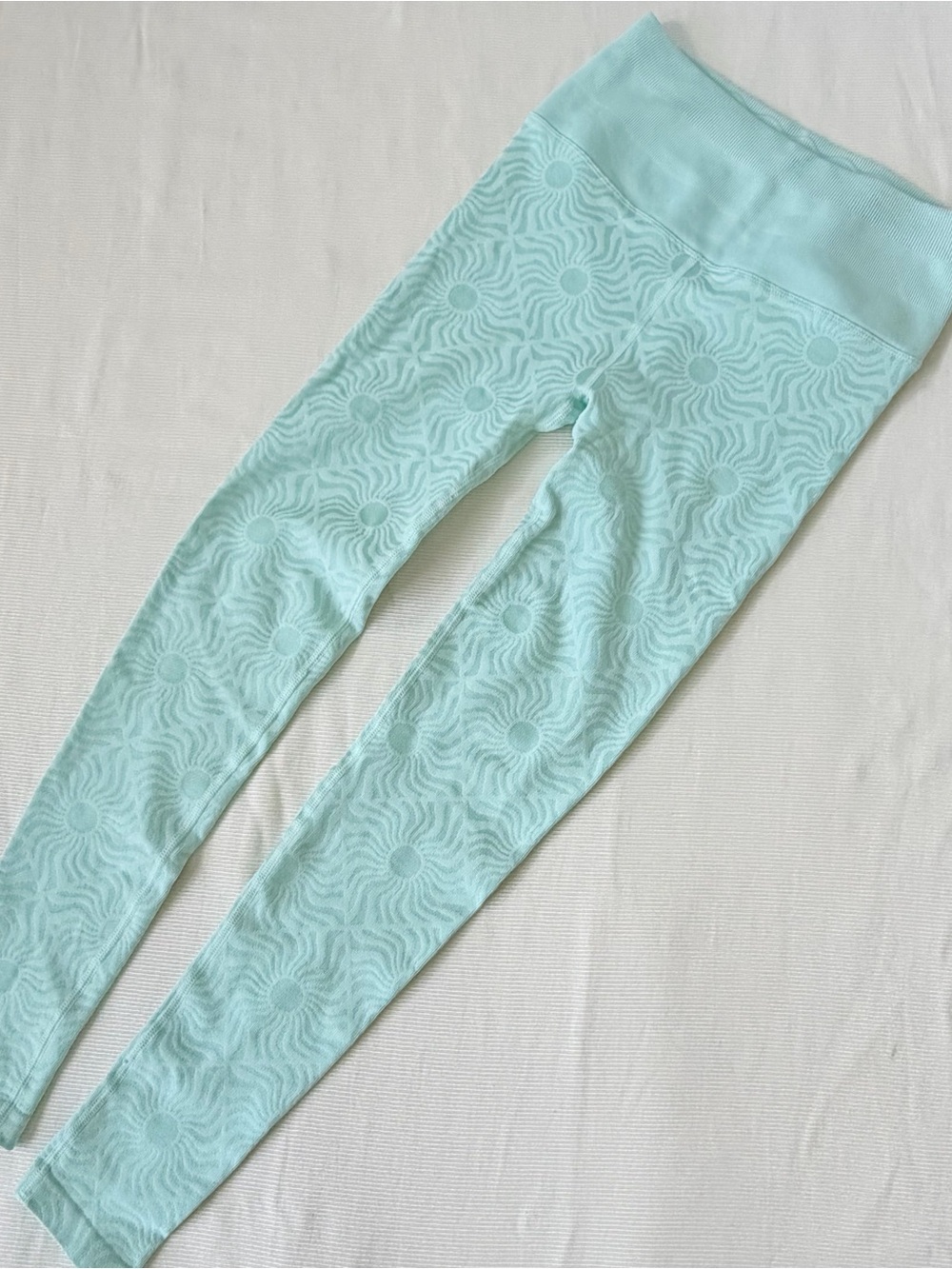 Spiritual Gangster Womens Leggings Mint Sun Print Yoga Sport Gym XS / S